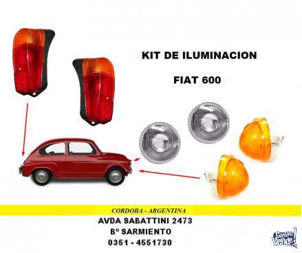 KIT DE ILUMINACION FIAT 600