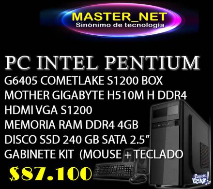 PC INTEL PENTIUM 4GB/MASTERNET