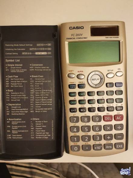 Calculadora Financiera Casio FC-200V