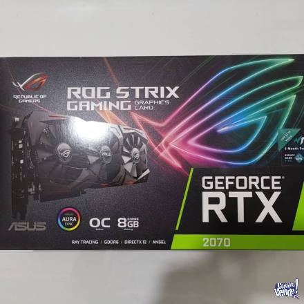 ASUS Rog Strix GeForce RTX 2070 OC Edition Graphics Card en Argentina Vende
