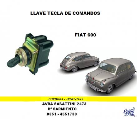 TECLA DE LUCES FIAT 600