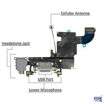 Flex pin carga iPhone 4/4s 5/5s/5c/ SE 6/6s Plus - GARANTIA