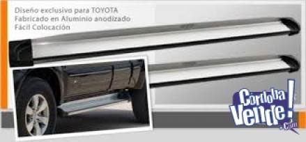 Estribos Aluminio Toyota Hilux *INSTALADOS*