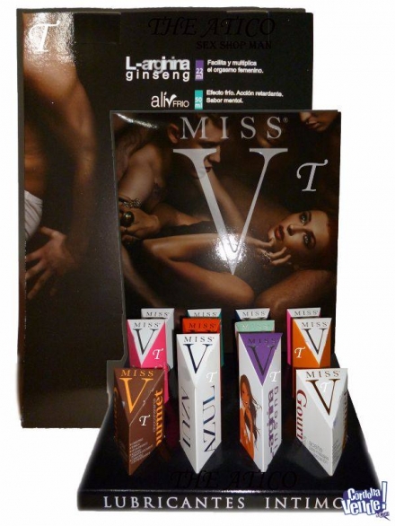 Exhibidor Miss V para Productos. The Atico - Sex Shop Man