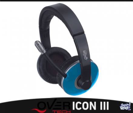Auricular Stereo Multimedia Overtech Icon Iv Blue Super Bass