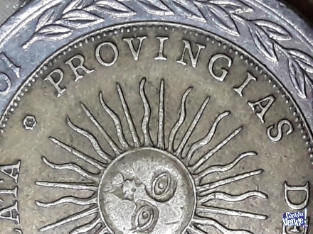 Moneda con error de acu\acion a\o 1995 UN PESO Argentina 