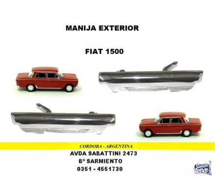 MANIJA EXTERIOR FIAT 1500