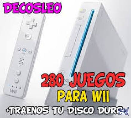 Carga juegos de Wii en tu disco EXTERNO 280 juegos ORIGINALE