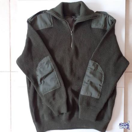 Sweater Tricota de Lana Militar