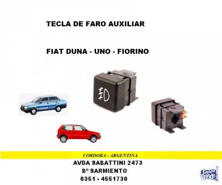 TECLA FARO AUILIAR FIAT UNO - DUNA - FIORINO - 147