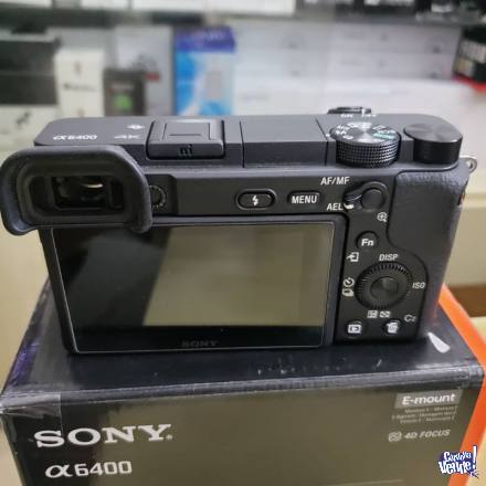 Sony Alpha A6400 Mirrorless Digital Camera Body, 25 Megapixe