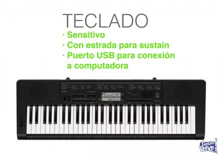 Teclado Casio (Sensitivo) CTK 3200 + fuente