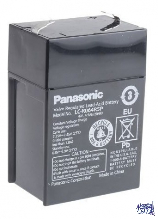 Batería Panasonic 6v nueva 
