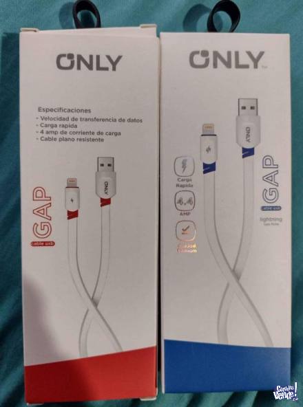 Cables Varios Tipos (C, MicroUSB o V8, IP, MiniUSB o V3)