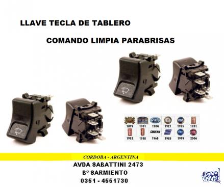 LLAVE TECLA COMANDO DE LIMPIA PARABRISAS FIAT