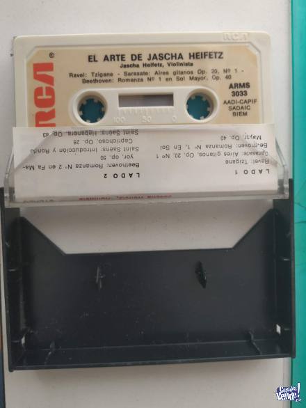 Cassette - Jascha Heifetz - El arte de Jascha Heifetz