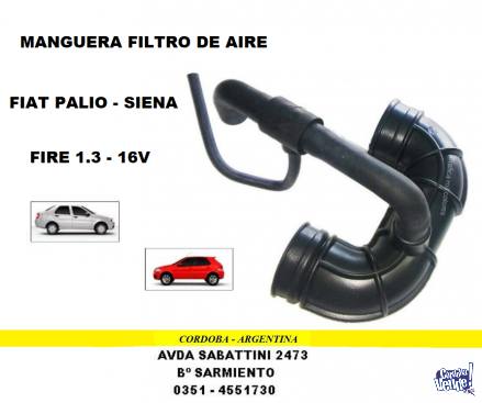 MANGUERA FILTRO DE AIRE FIAT PALIO - SIENA MOTOR FIRE 1.3 -