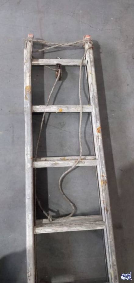VENDO escalera de aluminio ext de 6.5 mts hasta 12 mts