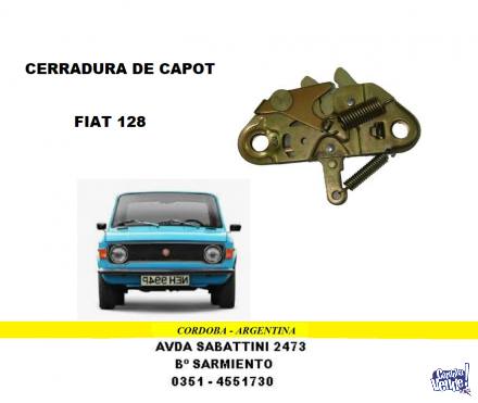 CERRADURA CAPOT FIAT 128-125 en Argentina Vende