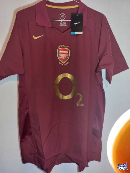 CAMISETA ARSENAL 2005/2006 - REPLICA - Talle L