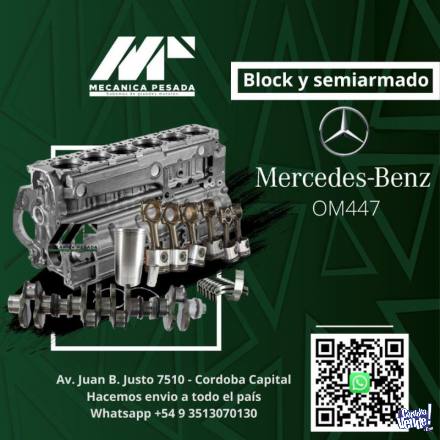 Semiarmado Mercedes Benz OM447 - 6 Cil.