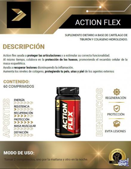 Action Flex Body Advance Cartilago De Tiburon + Colageno