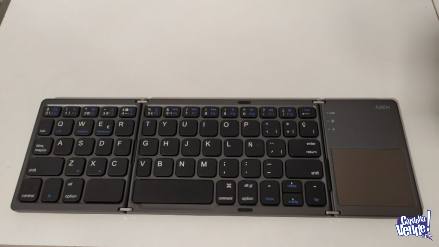 Mini teclado plegable bluetooth con touchpad
