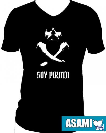 Remera Entallada Pirata en Argentina Vende