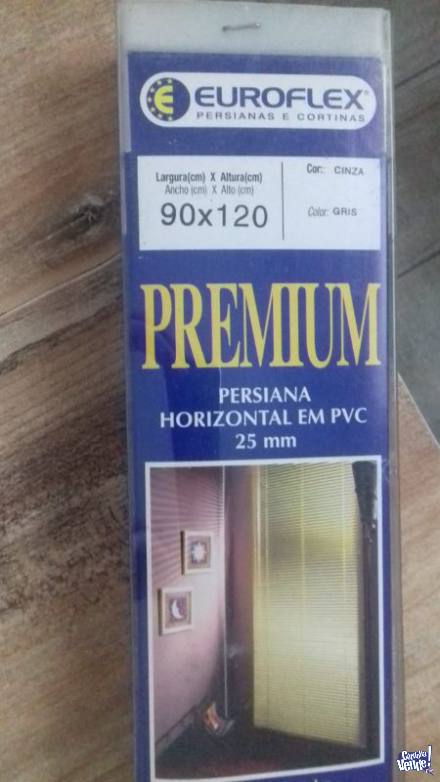 Persiana Euroflex Premium en PVC color Gris 90x1.20 en Argentina Vende