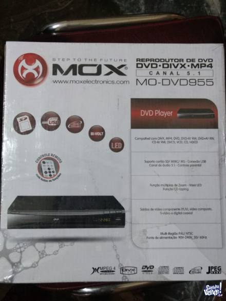 REPRODUCTOR DE DVD-DIVX-MP4. MARCA MOX. SIN USO en Argentina Vende