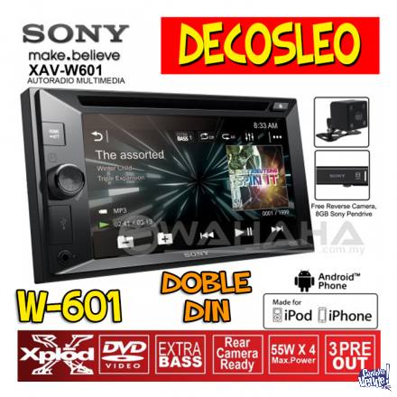 Estereo Pantalla Sony Xav-w601 Dvd Touch 62 2 Din Audio Car