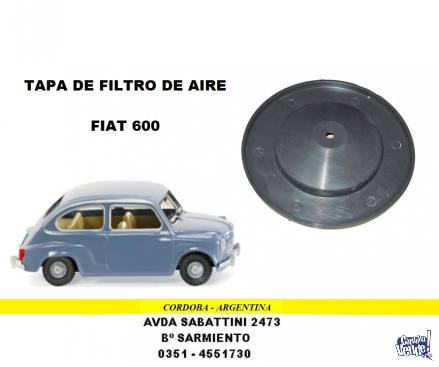 TAPA DE FILTRO DE AIRE FIAT 600