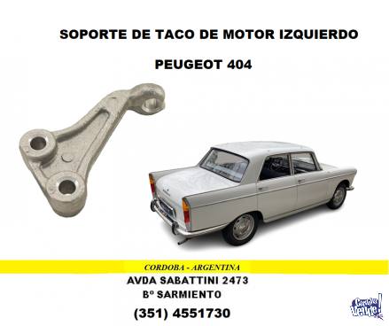 SOPORTE DE TACO MOTOR PEUGEOT 404