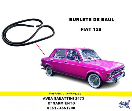 BURLETE BAUL FIAT 128