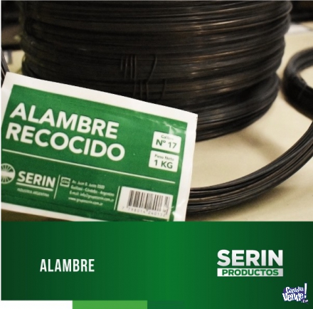 Alambre liso Recocido N° 16 x 1kg (Consulte por pack de 10kg o más)