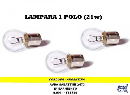 LAMPARA 1 POLO 21W // GIRO - POSICION - MARCHA ATRAS