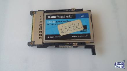 Placa De Red 3com Megahertz 10/100 Pcmcia Pc Card - 3CXFE575