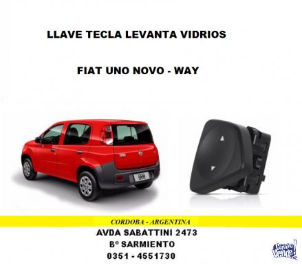 TECLA LEVANTA VIDRIO FIAT UNO NOVO - WAY