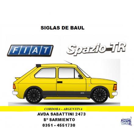 EMBLEMA FIAT 147 - SPAZIO - VIVACE