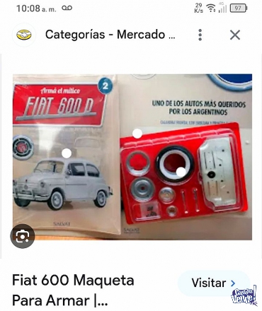 Fiat 600 para armar