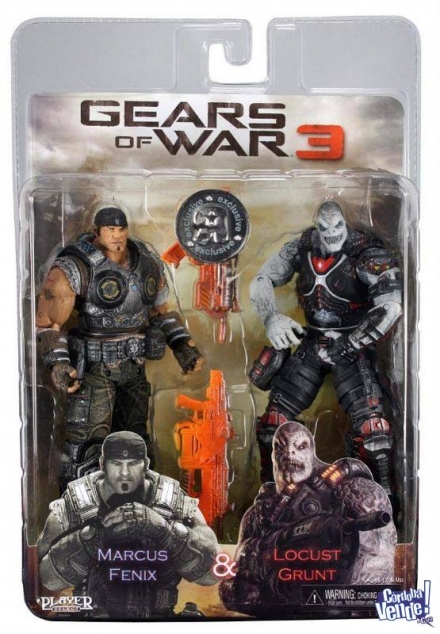 Gears Of War 3 Marcus Fenix vs Locust Grunt -- pack 2 -- Nec