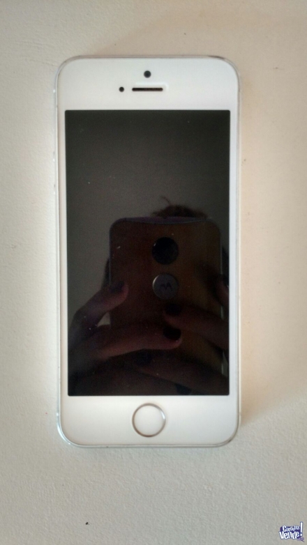 iPhone 5s silver 16gb - Accesorios originales - Como nuevo!