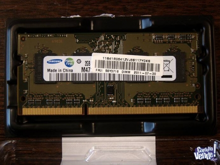 Memoria 2GB DDR3 1333MHZ para Notebook en Argentina Vende