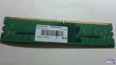 MEMORIA RAM PC DDR2-512MB-667MHz. Marca LG en Argentina Vende