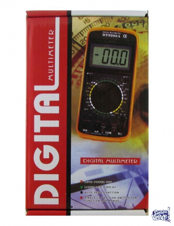 Multímetro Tester Digital Dt9205a Capacidad Frecuencia