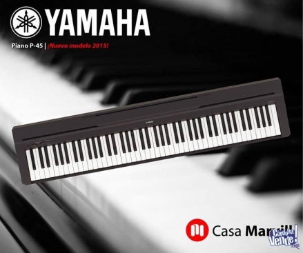 piano eléctrico yamaha P45 88 teclas  AHORA 12 / AHORA 18