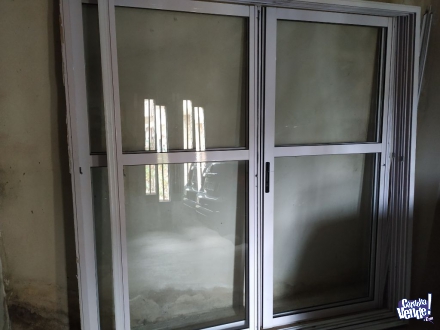 Puertas ventanas de aluminio usadas