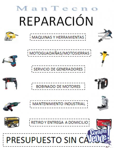 Reparacion motoguadañas, motosierras, herramientas
