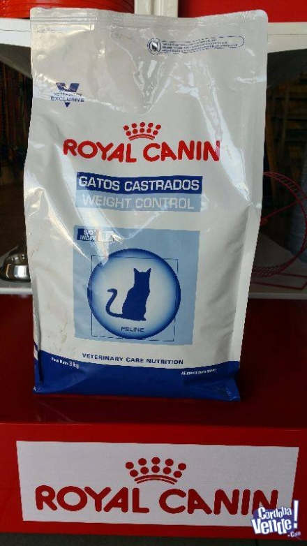 ROYAL CANIN GATOS CASTRADOS WEIGHT CONTROL X 3KG