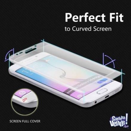 Samsung S6 S7 Edge Plus - Vidrio Templado y Film Normal